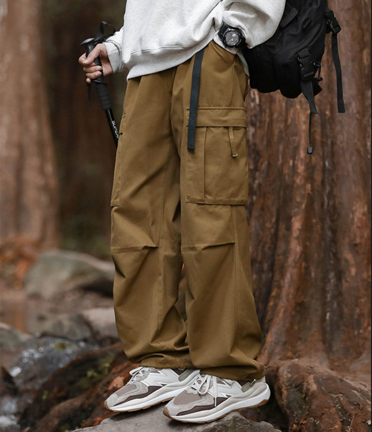 Men's ankle binding work pants loose pants