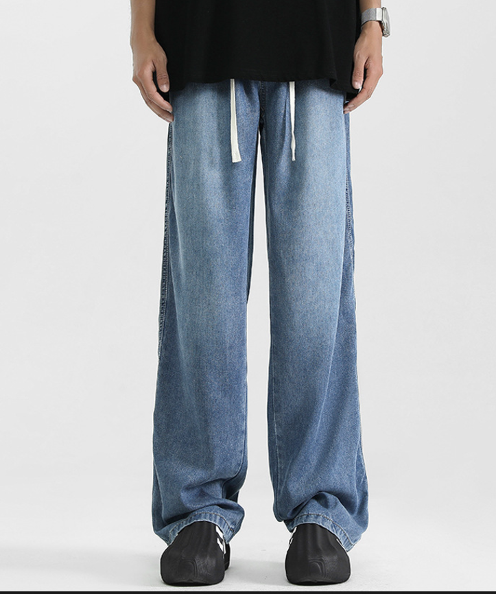 Men's Denim Pants Leg Long Pants