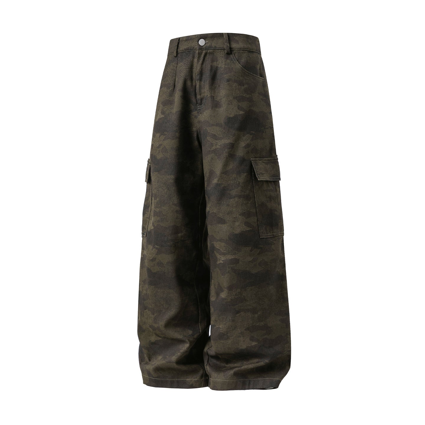 Camouflage work pants men's straight leg pants