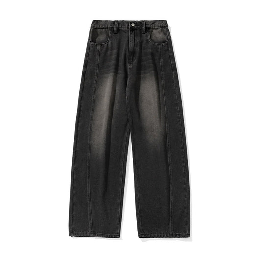 Jeans men's curved knife pants loose pants