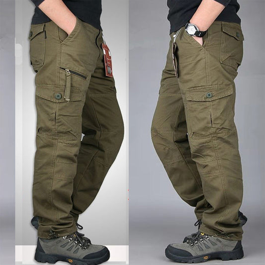 Multi-Pocket Baggy Trousers