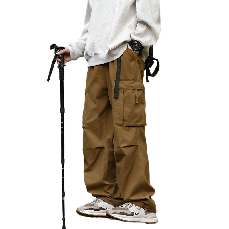 Men's ankle binding work pants loose pants