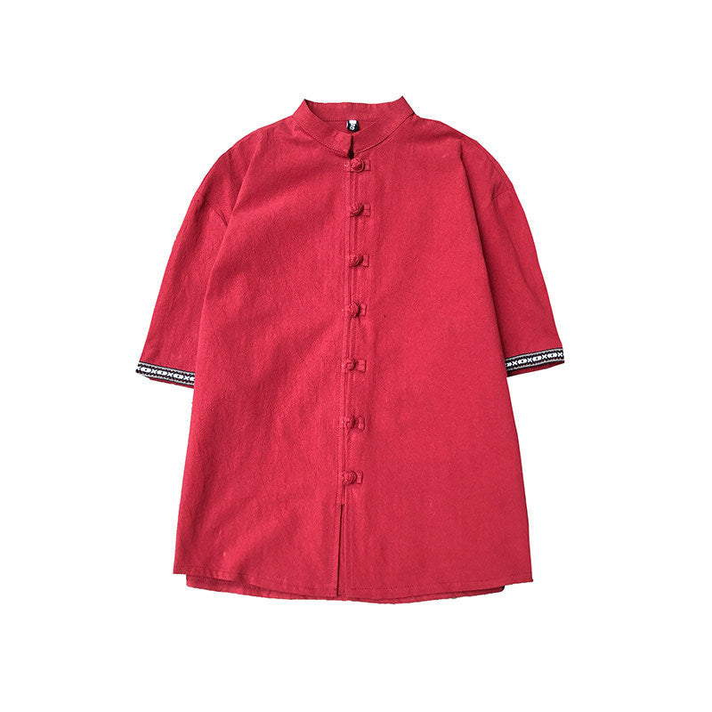 Thai Traditional Clothing for Men | Ethnic Top | Yunnan Travel Wear