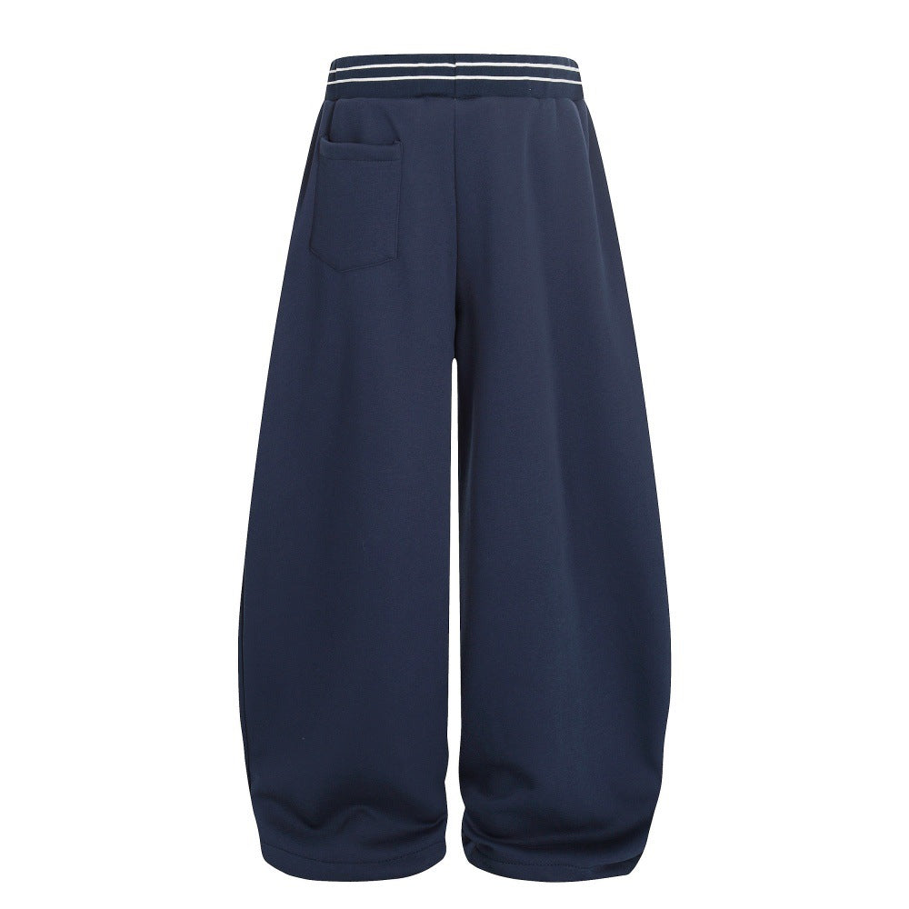 Velvet curved knife pants