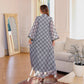 Women's Elegant Dress Middle Eastern Clothing Embroidered Long Robe Muslim Women's Large Robe