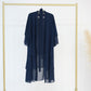Elegant Children's Family Matching Cardigan Abaya