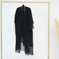 Elegant Children's Family Matching Cardigan Abaya