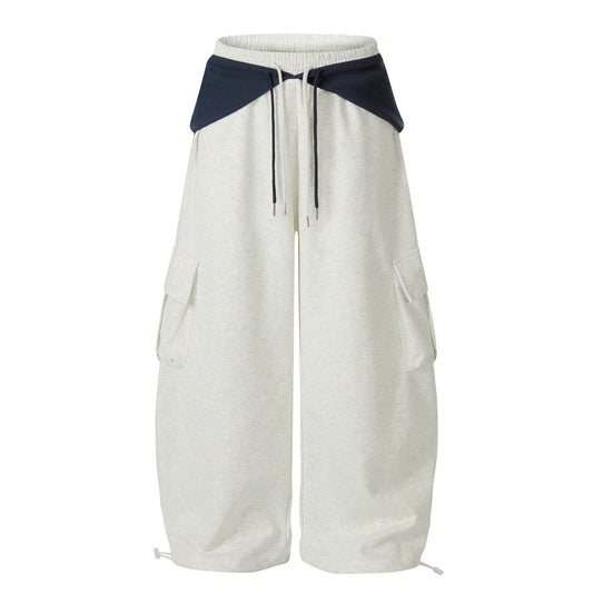 Wide leg workwear pants