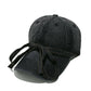 Washed Bow Denim Baseball Cap