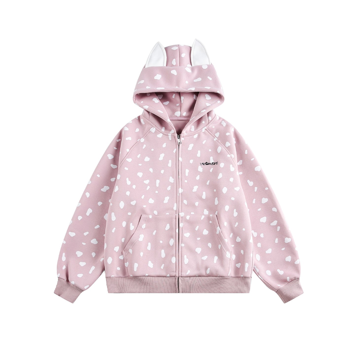 Long Sleeve Ear Hood Design Hoodie Sweatshirt