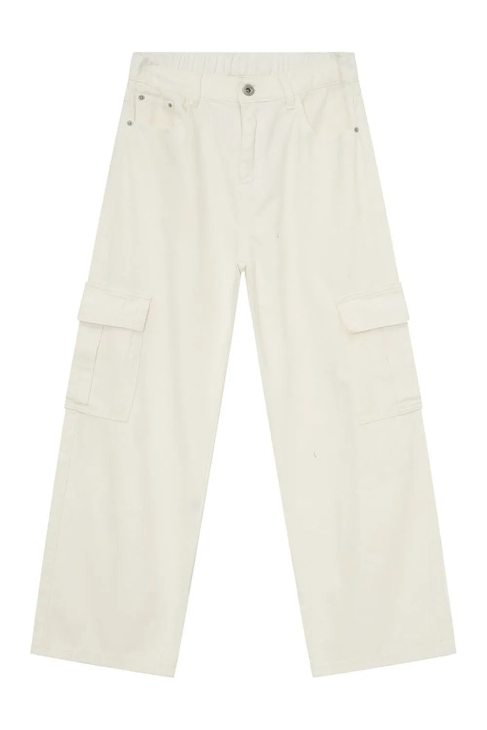 Hight Rise Wide Leg Cargo Pants