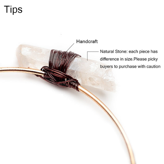 3PCS Handmade Alloy Cuff Bangles Set Vintage Gold&Silver Natural Stone Arrow Follow Your Heart Letter Infinity Bangle for Lover