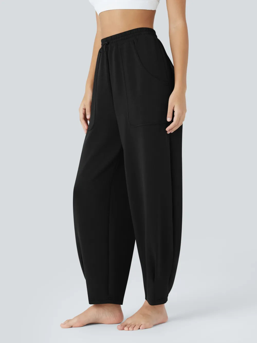 Drawsrting Wide leg Pants