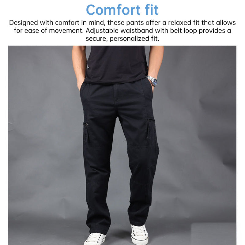 Multi-Pocket Baggy Trousers