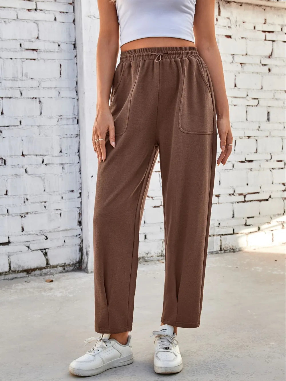 Drawsrting Wide leg Pants