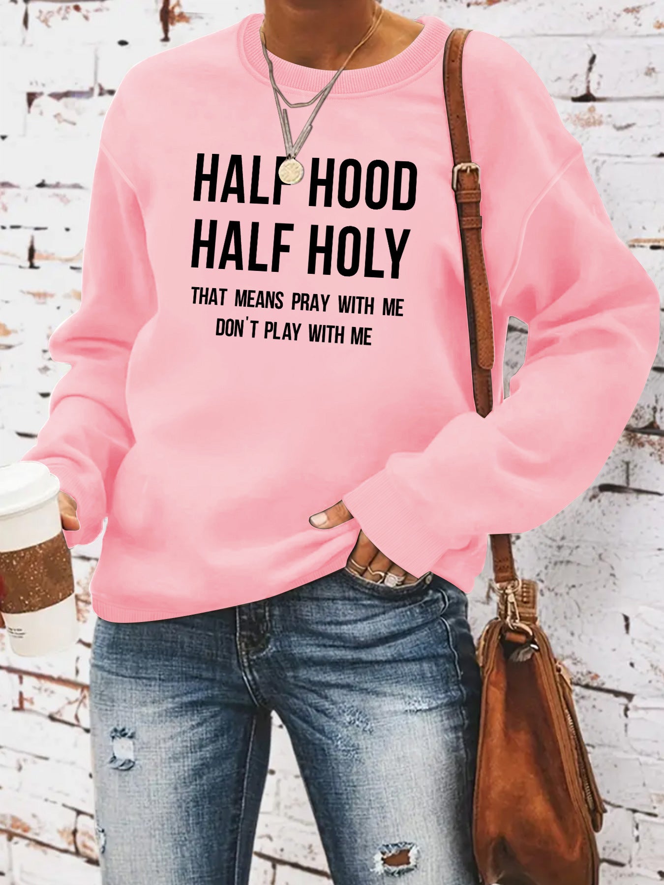 HALF HOOD HALF HOLY hoodie