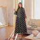 Women's Elegant Dress Middle Eastern Clothing Embroidered Long Robe Muslim Women's Large Robe