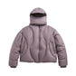 Design Removable Hood Windproof Warm  White Duck Down Winter Coat