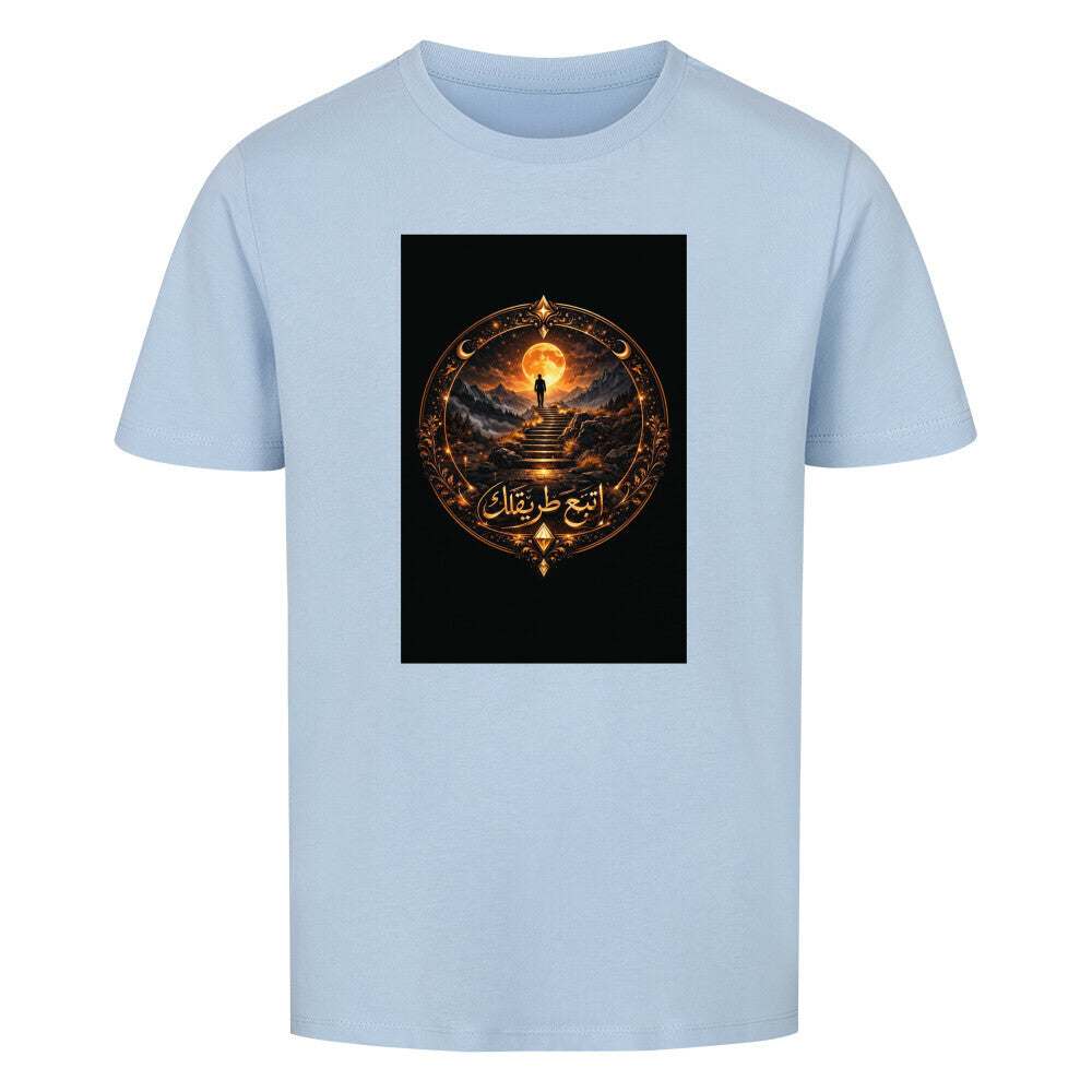 Premium Organic Shirt Image for color: sky blue