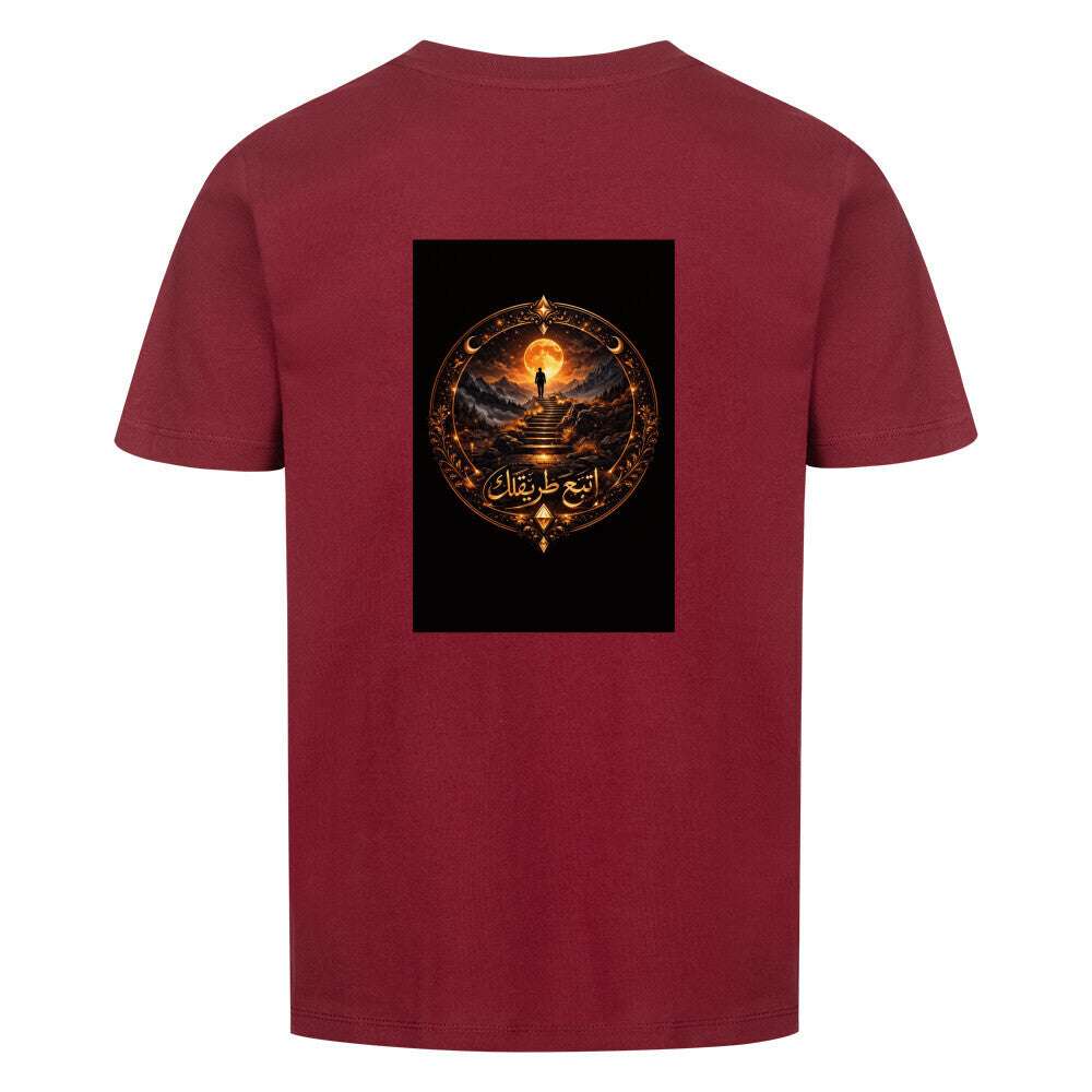 Premium Organic Shirt Image for color: wine red
