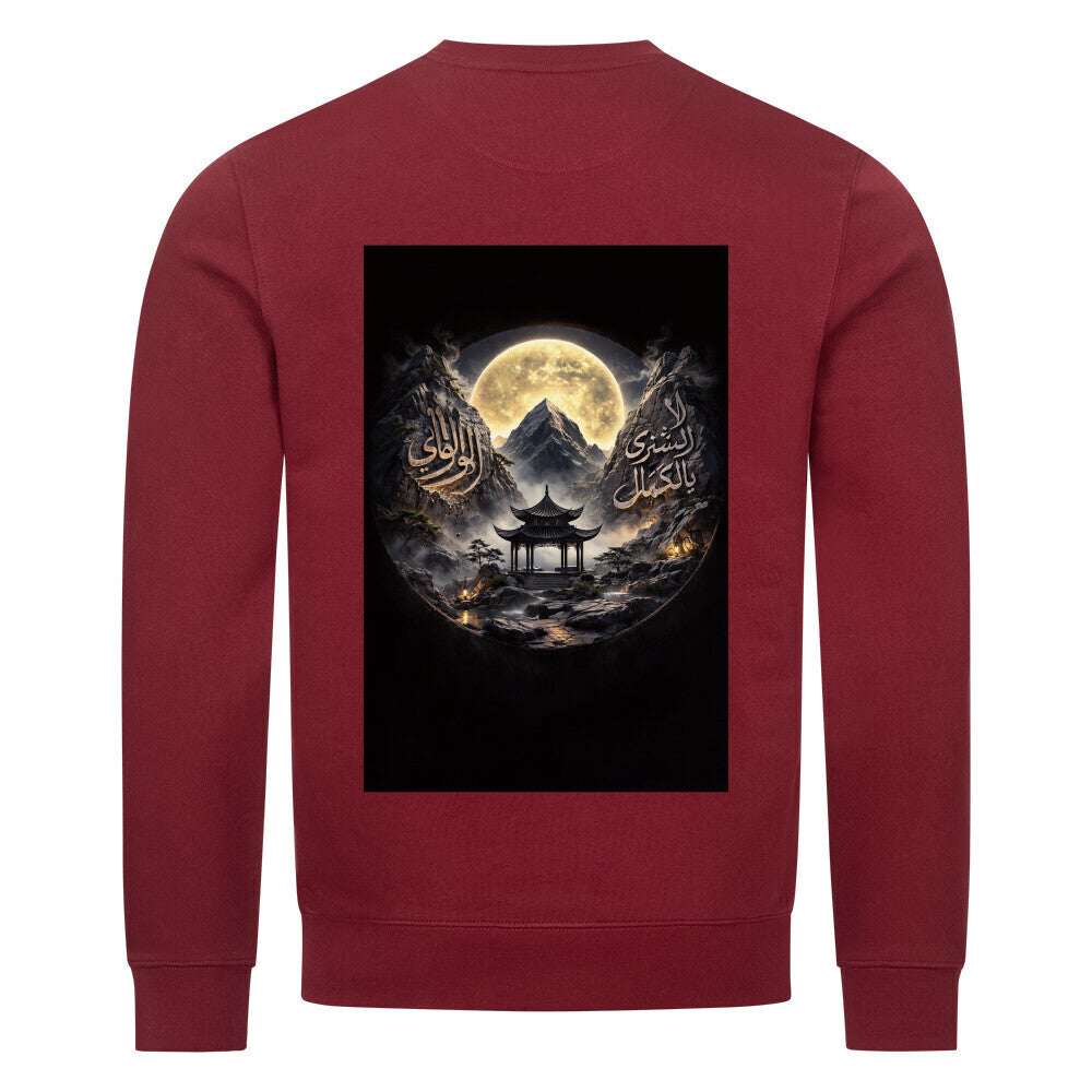 organischer Sweatshirt Image for color: burgundy