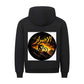 HöhenBlanks Premium Hoodie grau mit Kängurutasche und Metallkordelenden