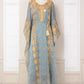 Moroccan Muslim Robe Embroidered Beaded Dinner Two Piece Set Dress