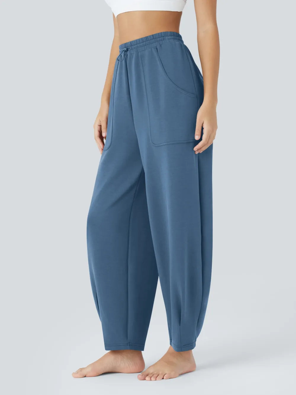 Drawsrting Wide leg Pants