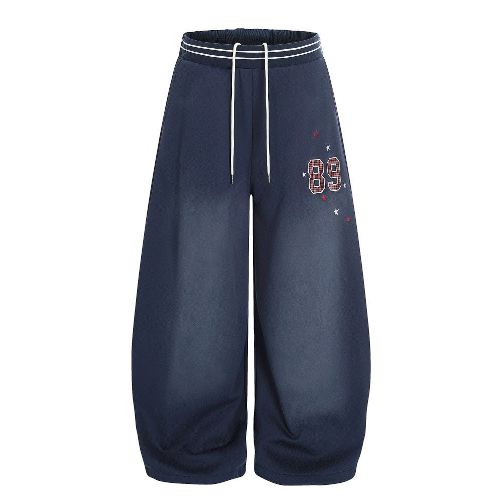 Velvet curved knife pants