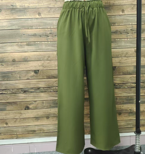 Drawsrting Wide leg Pants