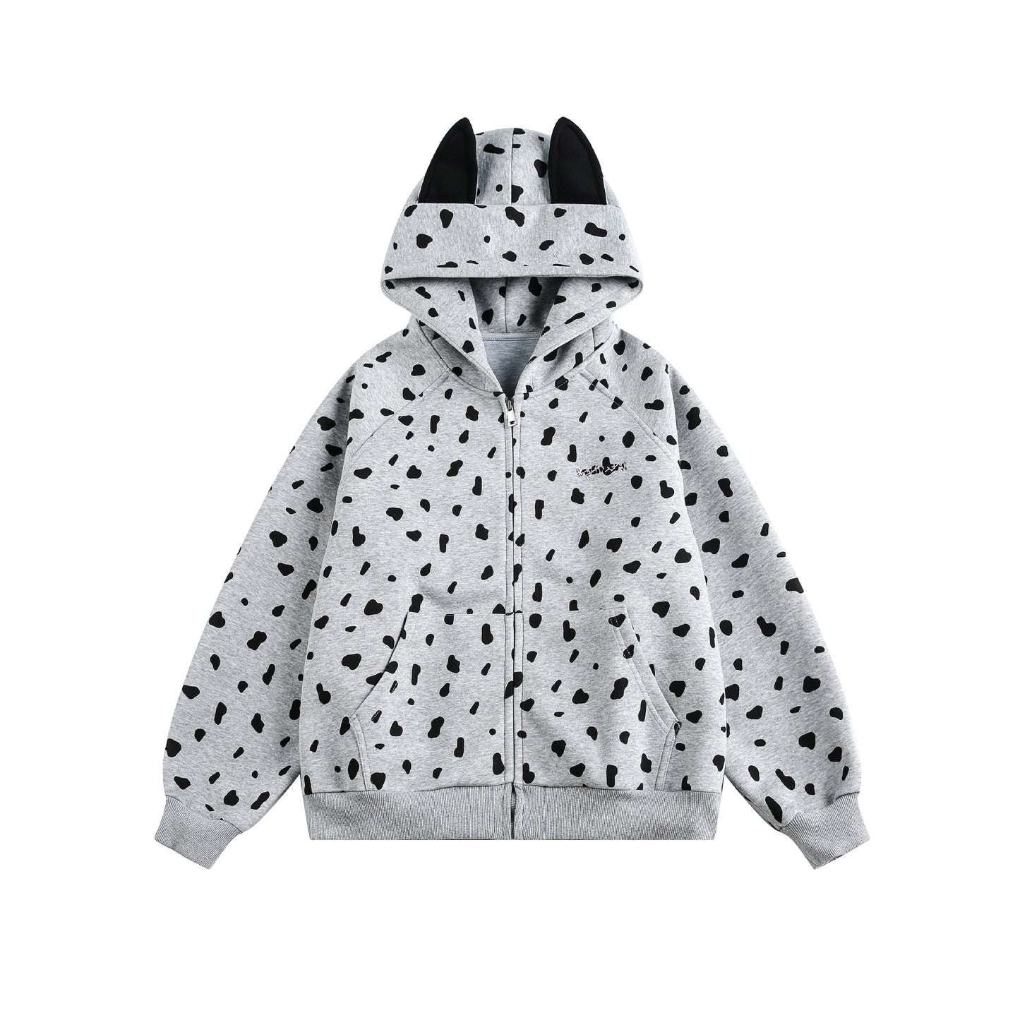 Long Sleeve Ear Hood Design Hoodie Sweatshirt