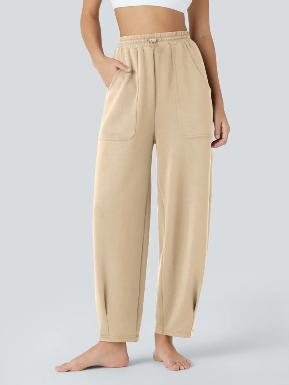 Drawsrting Wide leg Pants