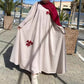 Women's Dubai Abaya Loose Plus Size Bow Long Robe Dress