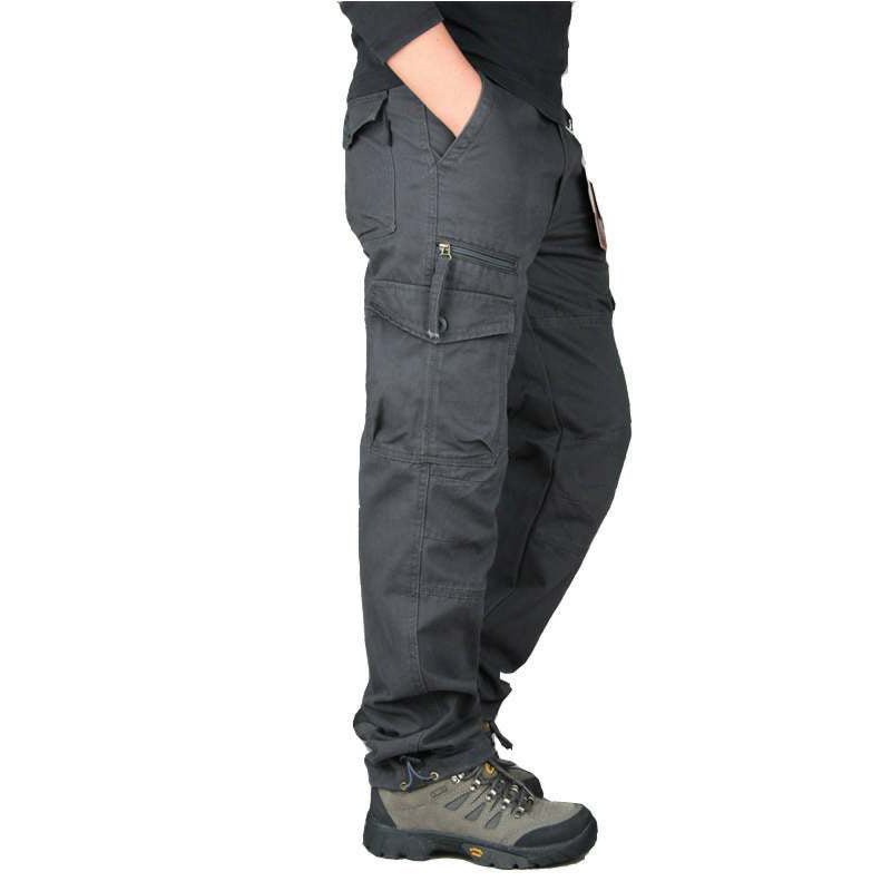 Multi-Pocket Baggy Trousers