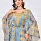 Moroccan Muslim Robe Embroidered Beaded Dinner Two Piece Set Dress