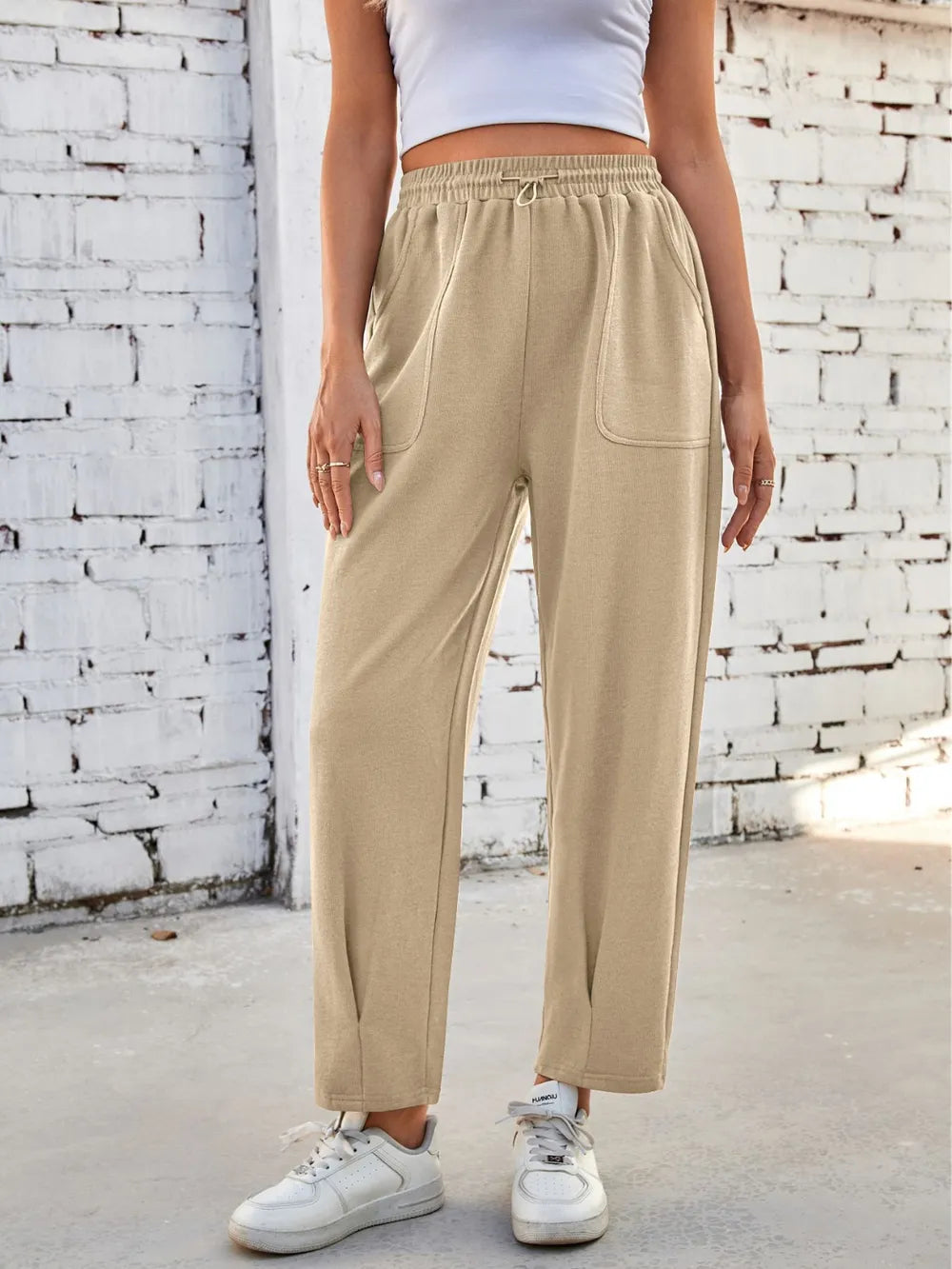 Drawsrting Wide leg Pants