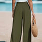 Drawsrting Wide leg Pants