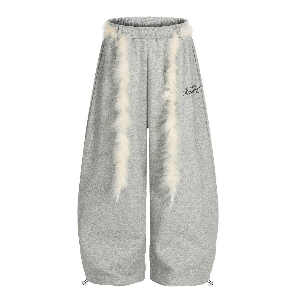 Loose wide leg pants