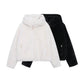 Street hooded woolen coat women's clothing
