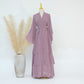 Elegant Children's Family Matching Cardigan Abaya