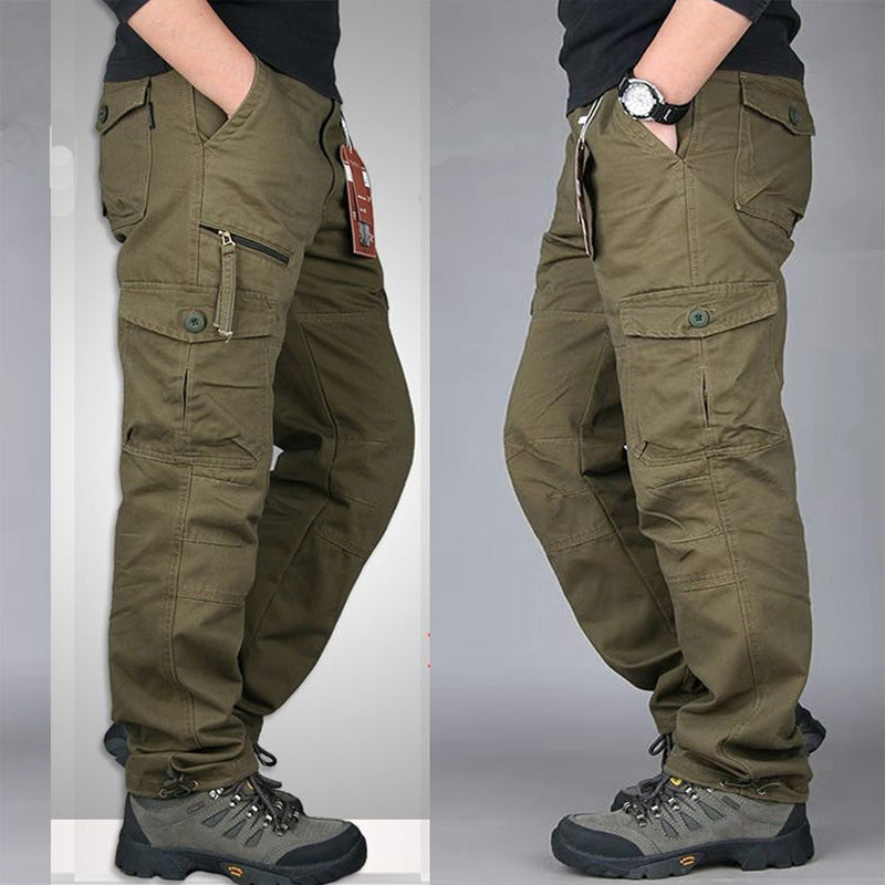 Multi-Pocket Baggy Trousers