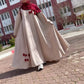 Women's Dubai Abaya Loose Plus Size Bow Long Robe Dress