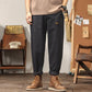 Men's workwear khaki pants leg binding pants
