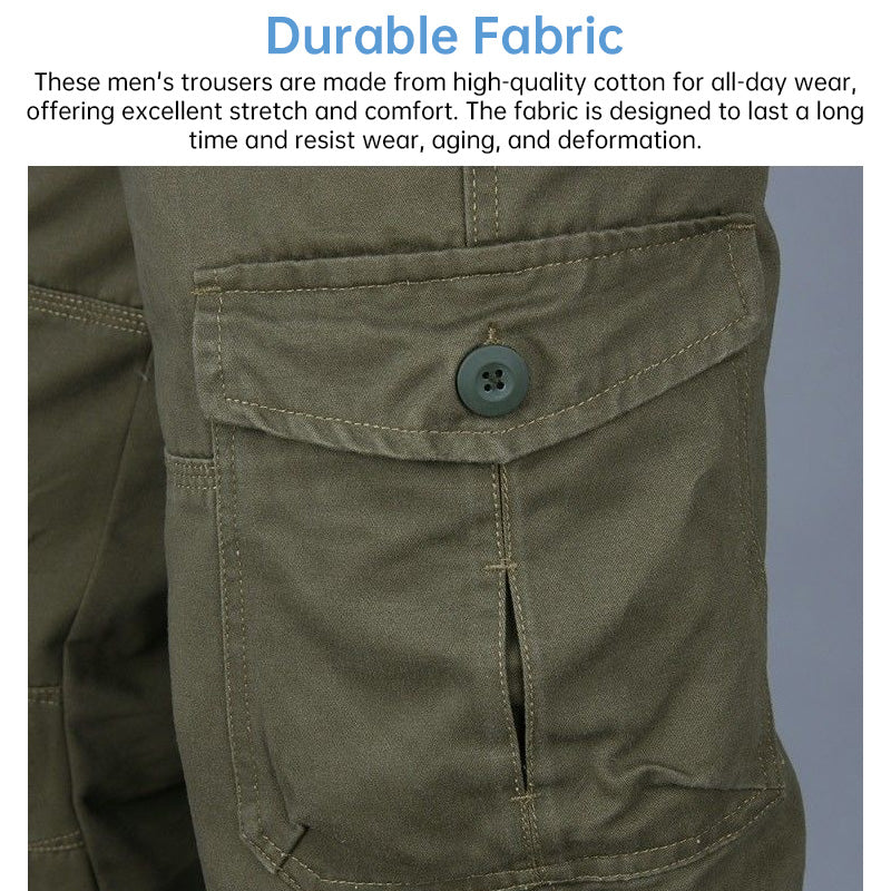 Multi-Pocket Baggy Trousers