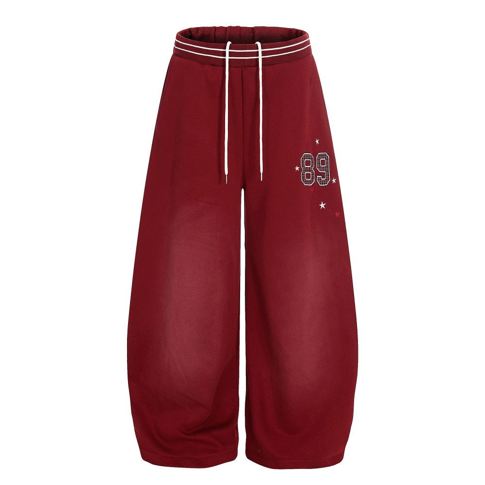 Velvet curved knife pants