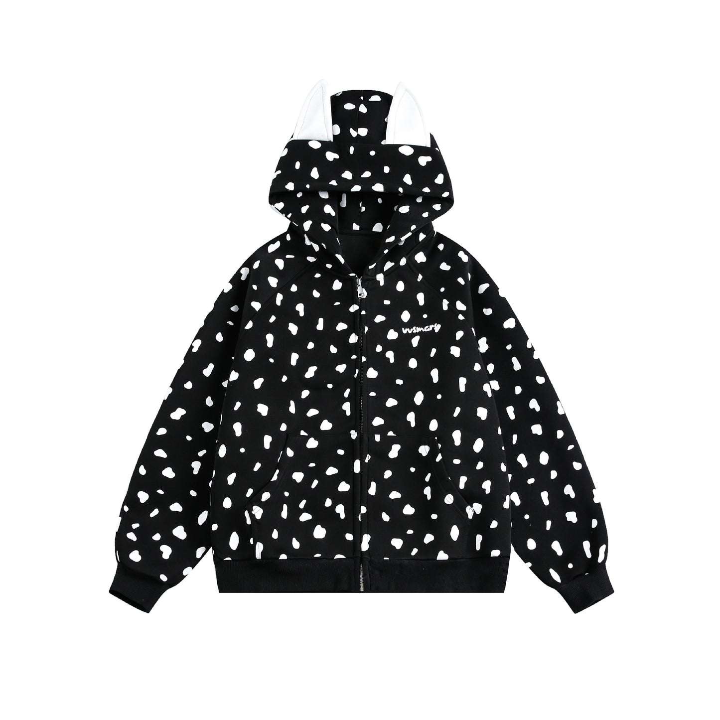 Long Sleeve Ear Hood Design Hoodie Sweatshirt