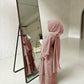 Elegant Children's Family Matching Cardigan Abaya