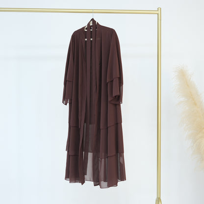 Elegant Children's Family Matching Cardigan Abaya