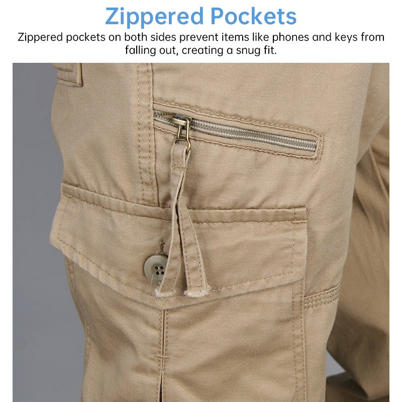 Multi-Pocket Baggy Trousers